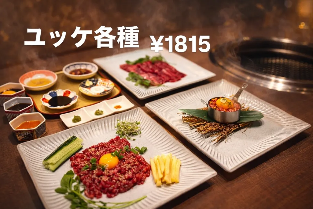 メニューの値段が気になるとのことで少し紹介です♪