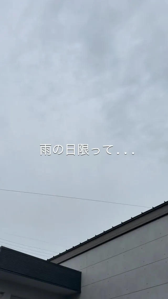 雨の日は憂鬱...